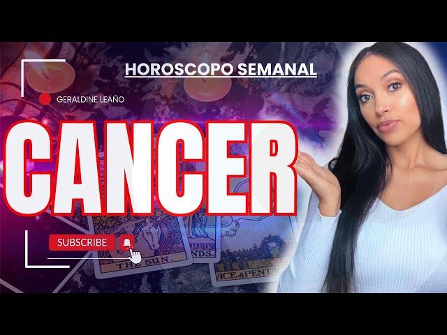 CANCER HOROSCOPO 18 al 24 DE NOVIEMBRE 2024