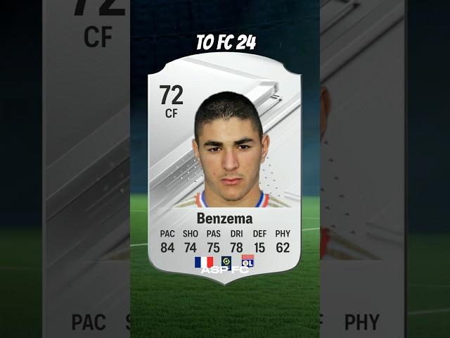 I added a 15 year old Benzema to FC 24!