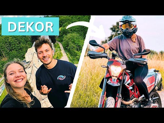 Wir zerstören mein Motorrad! Dekor auf Smcr 690 mit @EtiennePaff