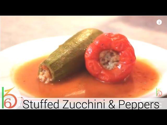 Stuffed Zucchini and Peppers - Mediterranean style