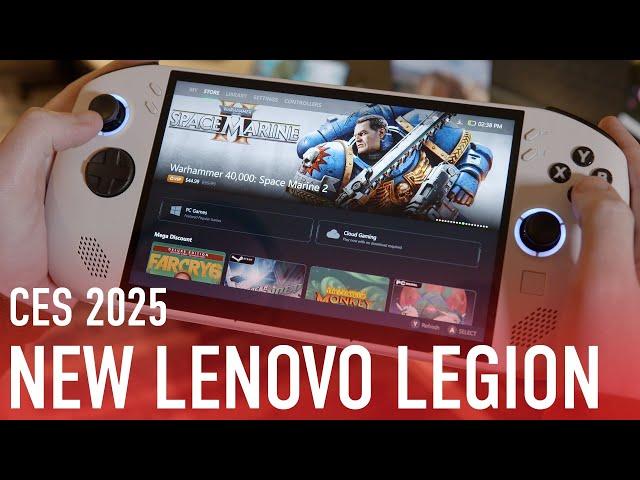 CES 2025: Hands On With Lenovo's Legion Pro 7i Laptop, Streamlined Legion Go S Handheld