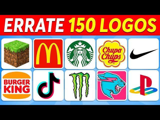 Errate das Logo in 3 Sekunden | 150 Bekannte Logos | Logo Quiz 2024