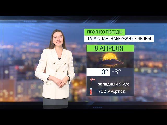 Прогноз погоды в Набережных Челнах на 8 апреля 2025 г.
