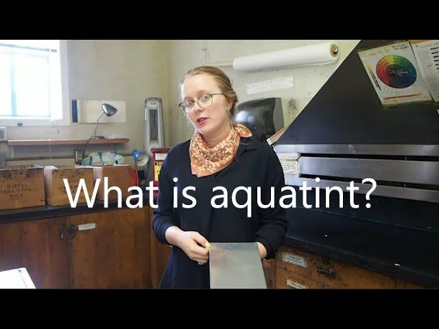 Aquatint Demo with Hannah Skoonberg