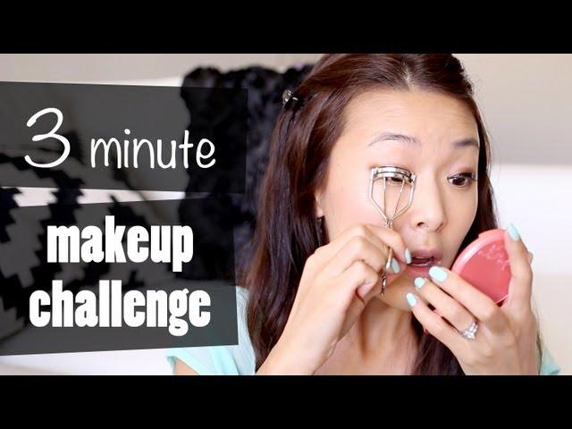 3 MINUTE MAKEUP CHALLENGE