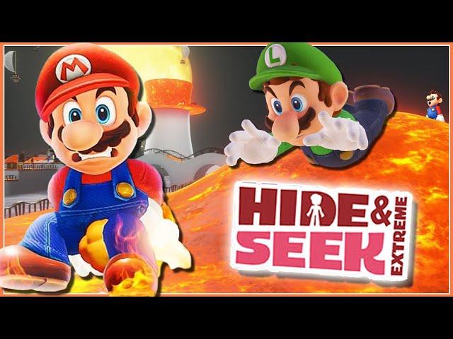 I Played HIDE & SEEK In Mario Odyssey...But The FLOOR IS LAVA!!!