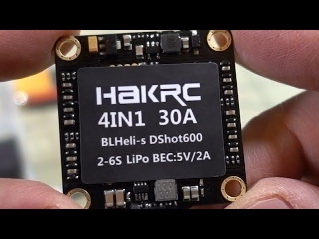 HAKRC 30-amp 4-in-1 BLHeli_S ESC 