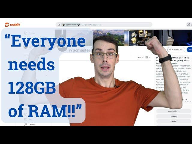 You DON'T Need 64 Gigs of RAM (How To Choose RAM In 2024 & Beyond)