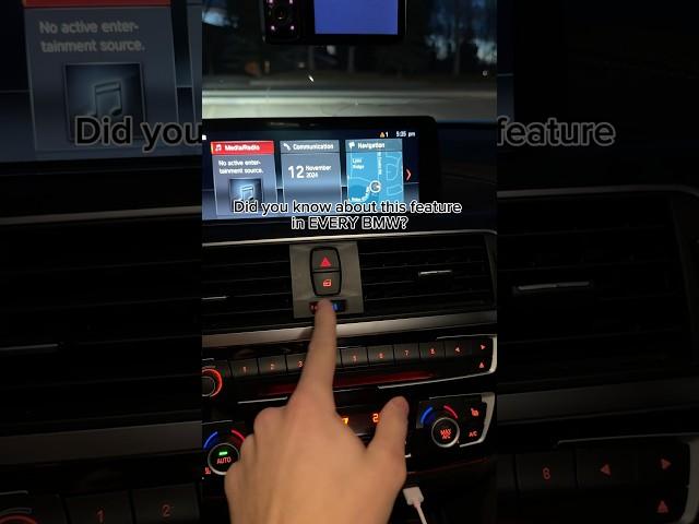 Do you know about this HIDDEN BMW feature?