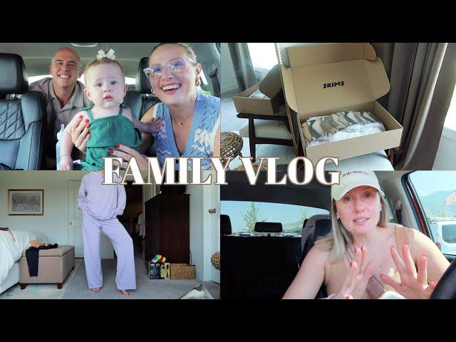 stay at home mom vlog | family outing, lets talk finances & budgeting + SKIMS try on!