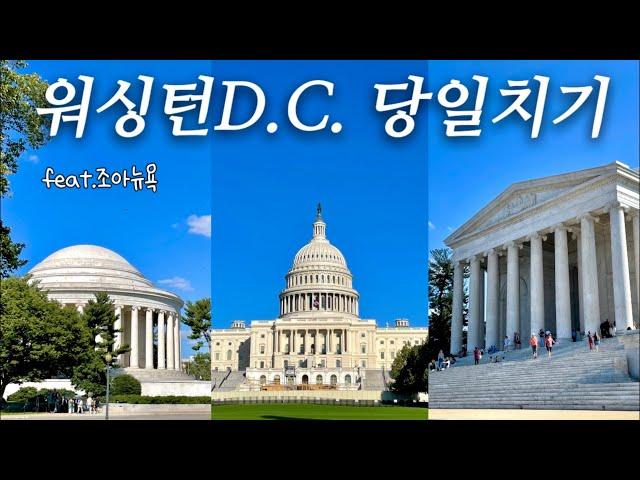 뉴욕여행 Vlog(2), 7분만에 보는 워싱턴D.C. 찍먹 투어, 근데 이제 조아뉴욕을 곁들인..뉴욕에서 워싱턴디씨 당일투어