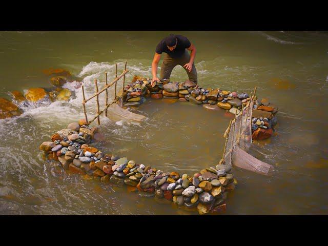 Super Fishing Technique in the River / Derede En Etkili Balık Tutma Tekniği