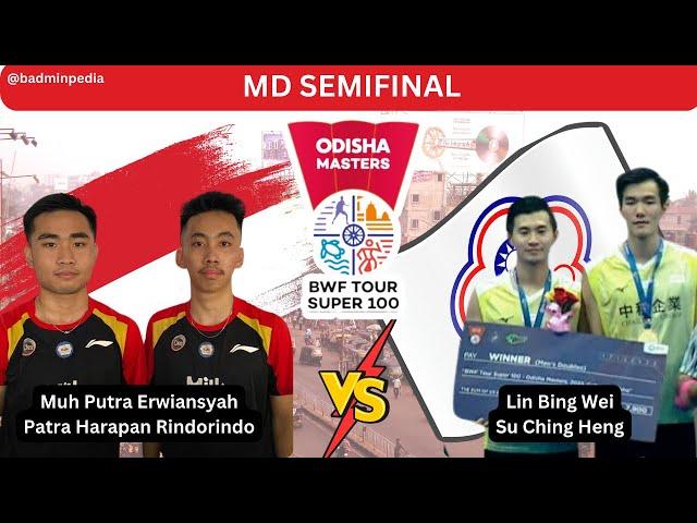 Lin Bing Wei Su Ching Heng vs Putra Erwiansyah Patra Harapan Rindorindo | Odisha Masters 2023 SF