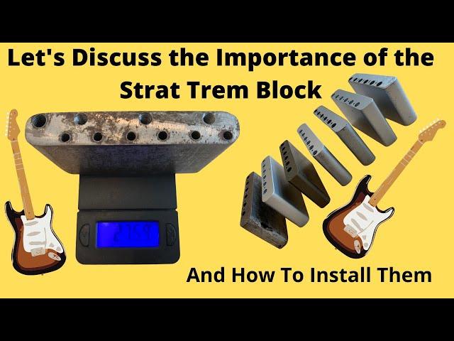 Vintage Correct Stratocaster Trem Blocks and How They Can Improve Your Tone