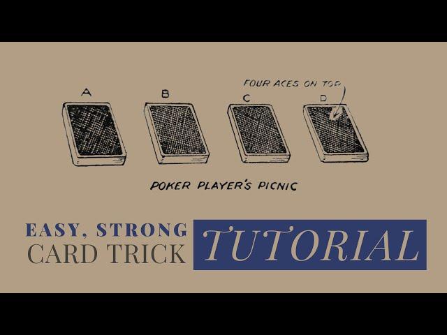 Easy, Self-Working Card Trick for Beginners. A Poker Player`s Picnic, The Royal Road to Card Magic.