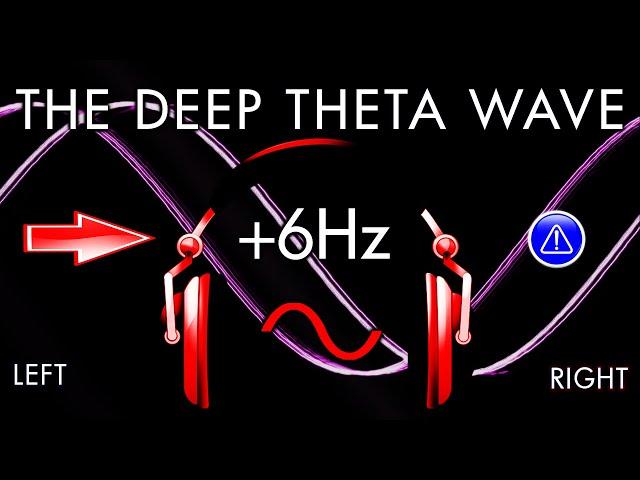 The Deep Theta Self Inducer Wave - 1hr Pure Binaural Beat Session at ~(6Hz)~ Intervals