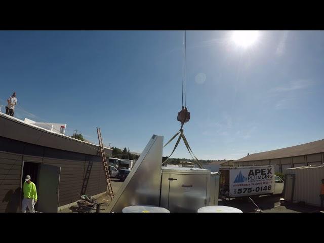 Timelapse footage -  Commercial Hood System  Provisions Restaurant in Yakima WA [HD]