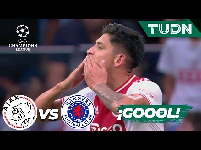 ¡GOL DEL ‘MACHÍN’! Edson Álvarez mete cabezazo | Ajax 1-0 Rangers | UEFA Champions League 22/23-J1