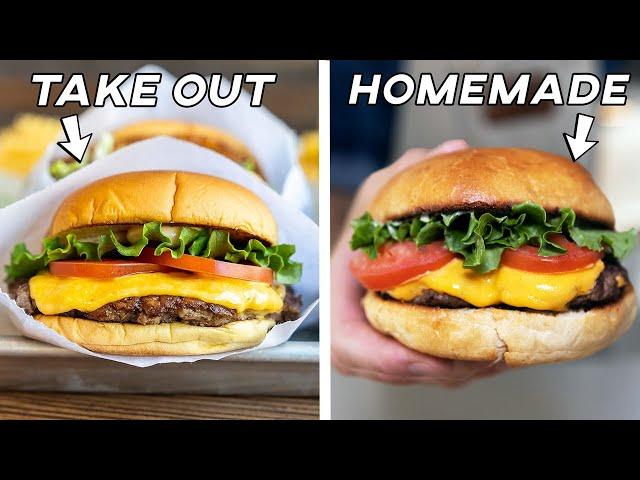 Recreating the SHAKE SHACK BURGER at Home (with Homemade Potato Buns)