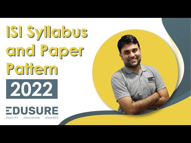 ISI MSQE 2022 Exam Syllabus and Paper Pattern