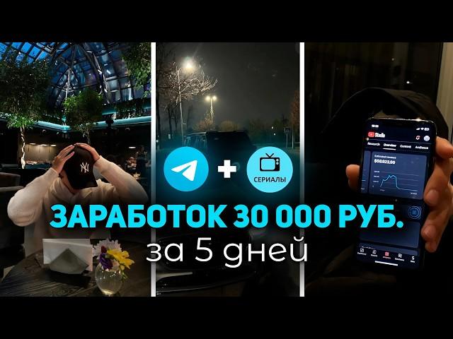 30К₽ в Telegram на Сериалах (за 5 дней)