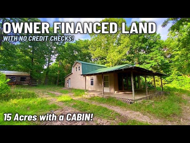 15 Acres with a Cabin - Owner Financed Land for Sale Near River MC0102 #land #landforsale #cabin