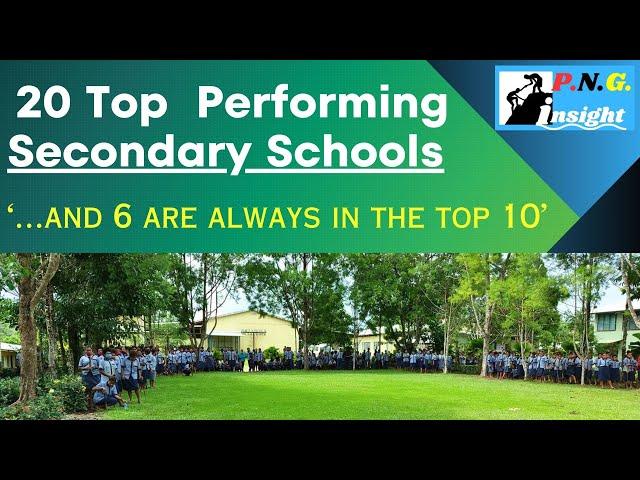 Top Performing Secondary Schools in PNG (Grade 12)