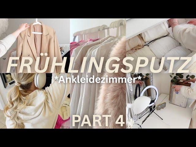 SPRING CLEANING  *Part 4* | Dressing Room Deep Clean, Organization & Sorting Out LOTS of Clothes 