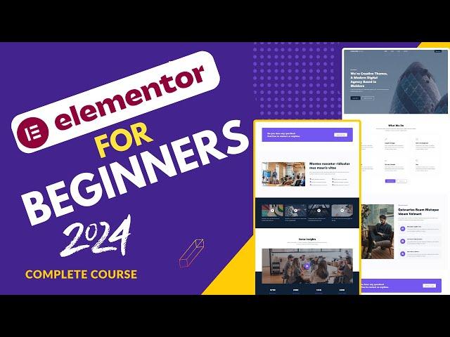 Elementor Tutorial for Beginners 2024 | Create Digital Company Website Using Elementor