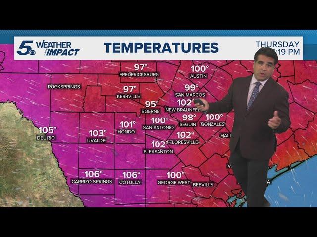 Heat Advisory in effect ahead of the weekend | KENS 5 Weather Impact Forecast