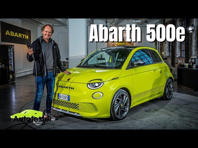 Abarth 500e Launch Edition (2023) - Erster Skorpion mit reinem E-Antrieb - Sound I Preis I Details