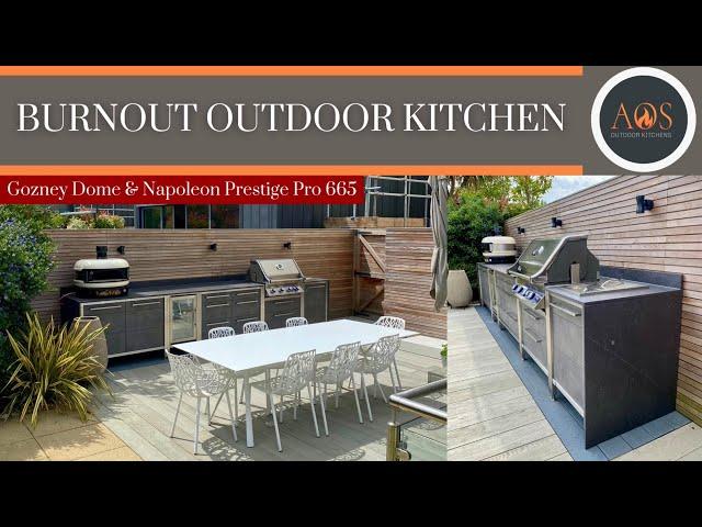 BURNOUT OUTDOOR KITCHEN | NAPOLEON PRESTIGE PRO 500 & GOZNEY DOME PIZZA OVEN