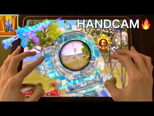 This World No.1 GodPlayer Best 6finger HANDCAM iPad Pro M2 chip‼️ | Solo vs Squad - PUBG MOBILE