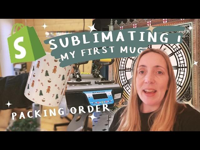 My First Sublimation Mug + Packing an Order | Blenheim Palace Neverland Christmas Display Vlog