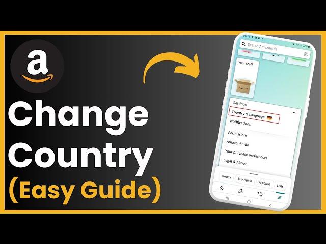 How To Change Country In Amazon App !