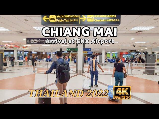 Arrival at CNX AIRPORT Chiang Mai International Airport