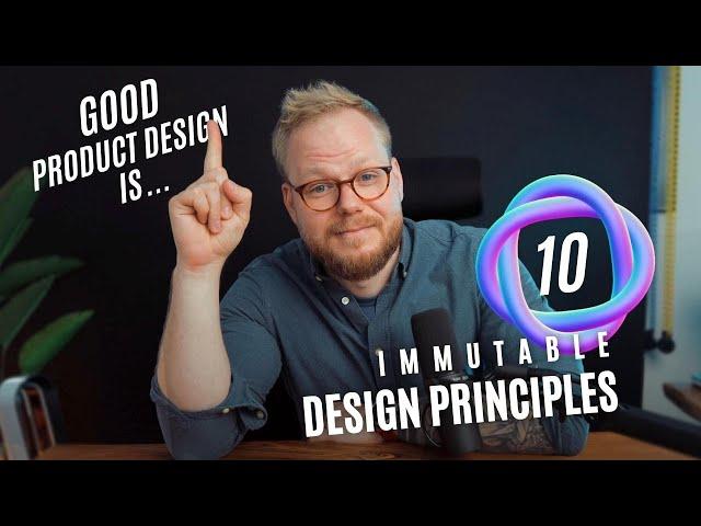 10 Principles to Good Product Design