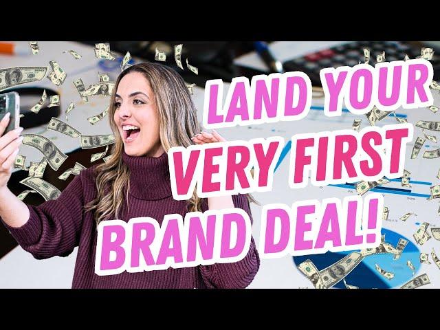 How To Get Your FIRST Brand Sponsorship as a NEW Influencer!