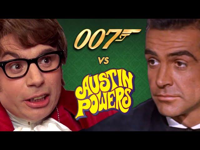 James Bond 007 (Sean Connery) vs Austin Powers card game!