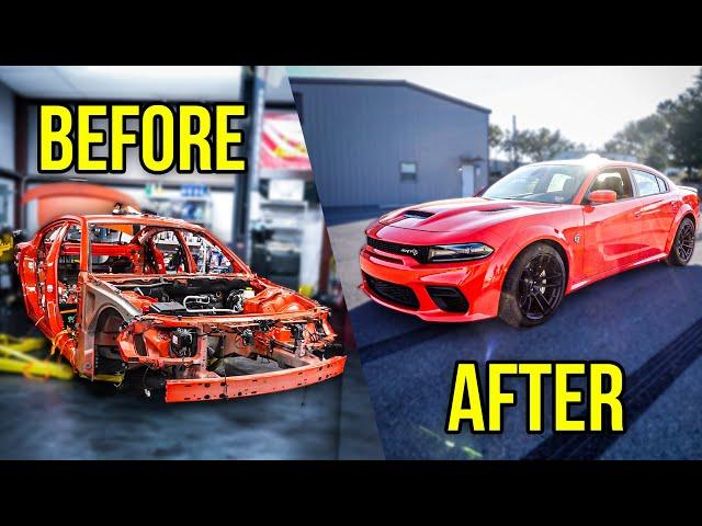 FULL BUILD | Building A $100,000 Charger Hellcat Redeye From A Worthless V6 Rental Car