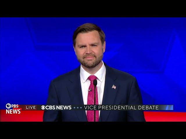 WATCH: Vance defends Trump's health care record | CBS Vice Presidential Debate