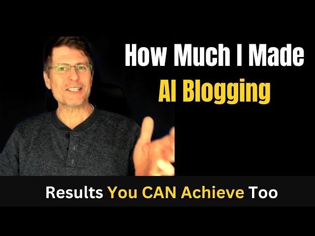 How Much Passive Income I Made from ai Blog Automation