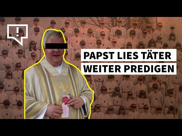 Geheimes Vatikan-Dokument: Was der deutsche Papst mit einem Missbrauchstäter zu tun hat | CORRECTIV