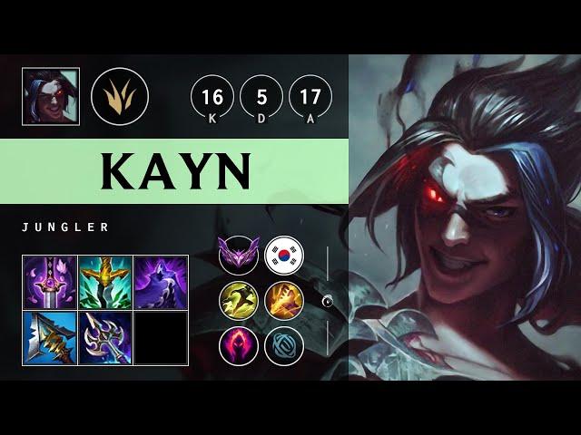 Kayn Jungle vs Ekko - KR Master Patch 25.04