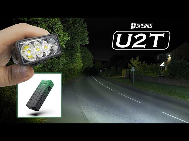 SPERAS U2T 5000 lumens bike light or flashlight! Type-C charging & power bank, 2-in-1 tac switch