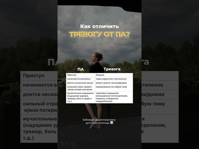 Как избавиться от тревоги и ПА? ⬇️ читай в комментариях