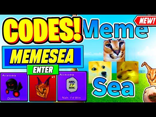 ️New️ ALL WORKING CODES For Meme Sea 2024 - Roblox Meme Sea Codes 2024