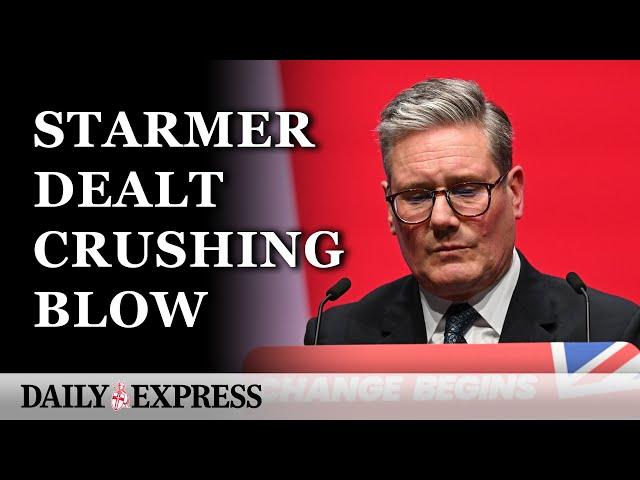 Moment Starmer humiliated by winter fuel revolt at Labour conference