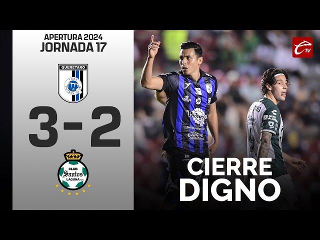 RESUMEN: QUERÉTARO 3-2 SANTOS | LIGA MX | JORNADA 17 | CALIENTE TV