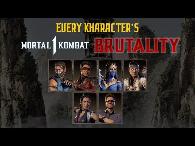 Mortal Kombat 1 Beta - All Brutality Quotes (Every Character)